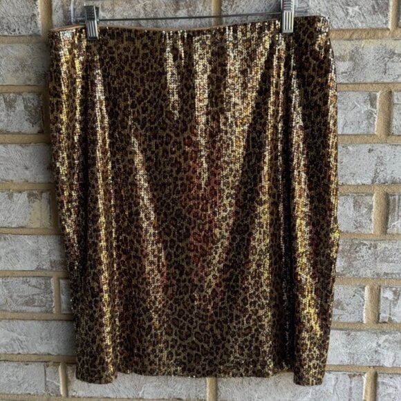 Cable & Gage Animal Print Mini Skirt Women's Size M. - Picture 1 of 6